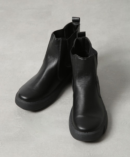 MAISON BREEZE(メゾンブリーズ)の「【MAISON BREEZE】チェルシーサイドゴアブーツ ショートブーツ KNF(ブーツ・レディース・ブラック/ブラウン・36/37/38)」の6枚目の写真