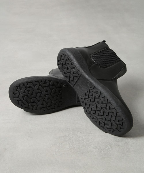 MAISON BREEZE(メゾンブリーズ)の「【MAISON BREEZE】チェルシーサイドゴアブーツ ショートブーツ KNF(ブーツ・レディース・ブラック/ブラウン・36/37/38)」の7枚目の写真