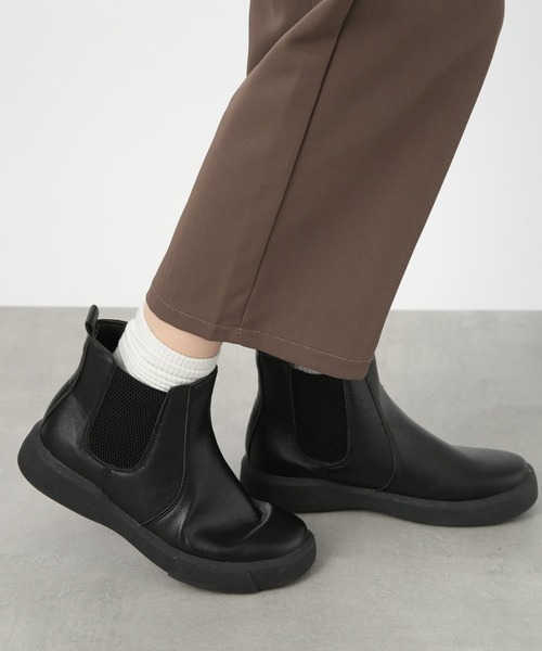 MAISON BREEZE(メゾンブリーズ)の「【MAISON BREEZE】チェルシーサイドゴアブーツ ショートブーツ KNF(ブーツ・レディース・ブラック/ブラウン・36/37/38)」の19枚目の写真