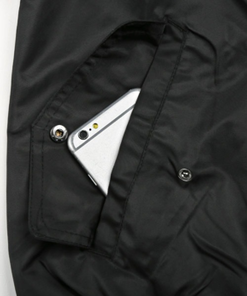 LUXSTYLE(ラグスタイル)の「ヘビーツイル裏タフタMA-1(MA-1・メンズ・ブラック/ホワイト/カーキ・L/XL/M)」の17枚目の写真