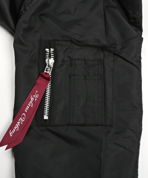 LUXSTYLE(ラグスタイル)の「ヘビーツイル裏タフタMA-1(MA-1・メンズ・ブラック/ホワイト/カーキ・L/XL/M)」の18枚目の写真