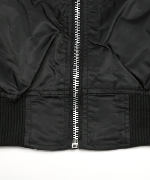 LUXSTYLE(ラグスタイル)の「ヘビーツイル裏タフタMA-1(MA-1・メンズ・ブラック/ホワイト/カーキ・L/XL/M)」の20枚目の写真