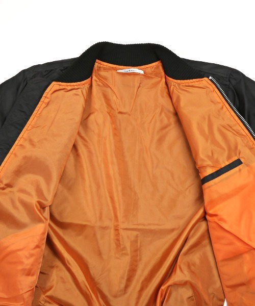 LUXSTYLE(ラグスタイル)の「ヘビーツイル裏タフタMA-1(MA-1・メンズ・ブラック/ホワイト/カーキ・L/XL/M)」の21枚目の写真