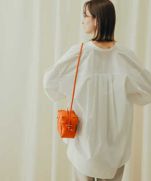 SENSE OF PLACE by URBAN RESEARCH（センスオブプレイスバイアーバンリサーチ）の「カラーコクーンスリーブシャツ（シャツ/ブラウス・レディース・オフホワイト/その他2/ブルー系その他/その他1/パープル系その他・ONE）」の8枚目の写真