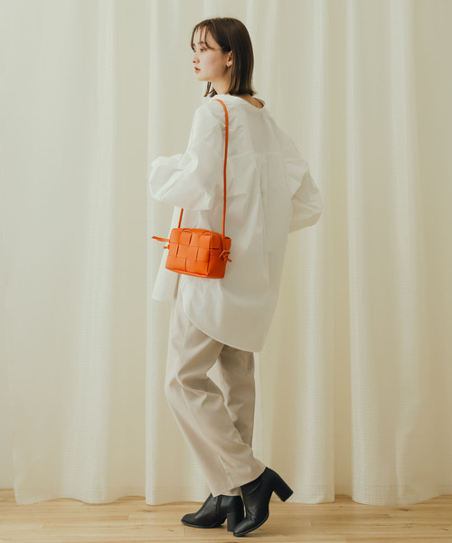 SENSE OF PLACE by URBAN RESEARCH（センスオブプレイスバイアーバンリサーチ）の「カラーコクーンスリーブシャツ（シャツ/ブラウス・レディース・オフホワイト/その他2/ブルー系その他/その他1/パープル系その他・ONE）」の10枚目の写真