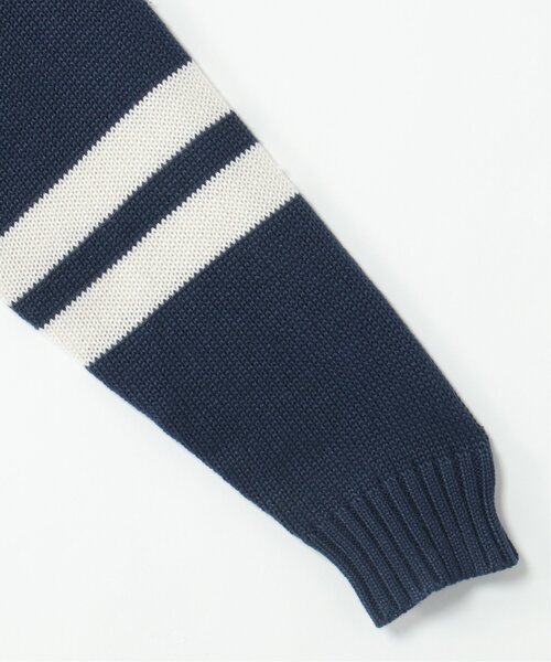 ikka（イッカ）の「カレッジニットカーディガン（120~160cm）（カーディガン/ボレロ・キッズ・ネイビー・120/150/140/160/130）」の3枚目の写真