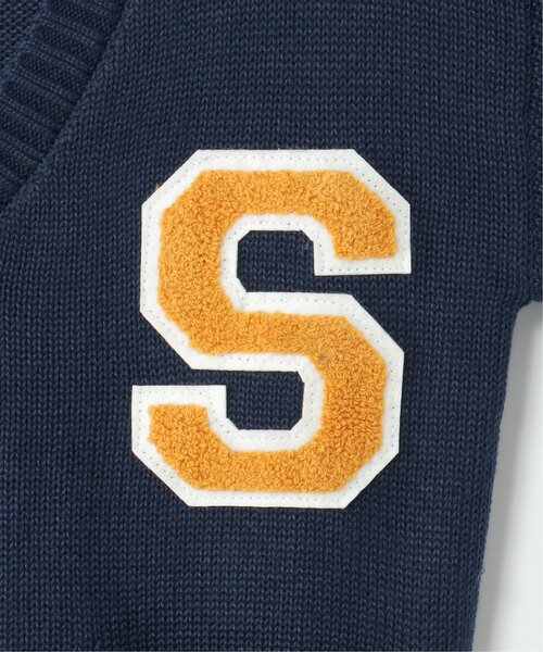 ikka（イッカ）の「カレッジニットカーディガン（120~160cm）（カーディガン/ボレロ・キッズ・ネイビー・120/150/140/160/130）」の7枚目の写真