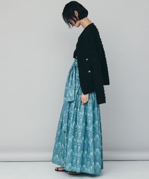 Curensology ダブルベルトスカート ターコイズ Curensology（カレンソロジー）の「Curensology(カレンソロジー