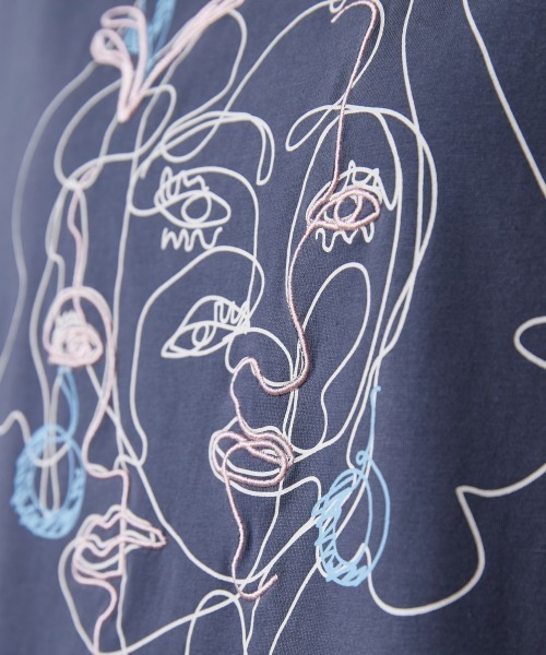 miclat(ミクラ)の「大きいサイズ miclatオリジナルプリントTシャツ(Tシャツ/カットソー・レディース・チャコールグレー/オフホワイト/グリーン系・L/3L/LL/5L/4L)」の19枚目の写真