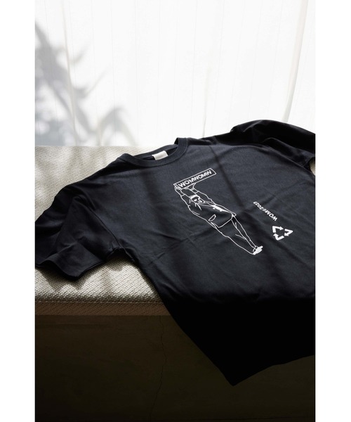 WoM（ワム）の「WOM CIRCULATION T SHIRT（Tシャツ/カットソー・レディース・オフホワイト/ブラック・SMALL/LARGE/MEDIUM）」の12枚目の写真
