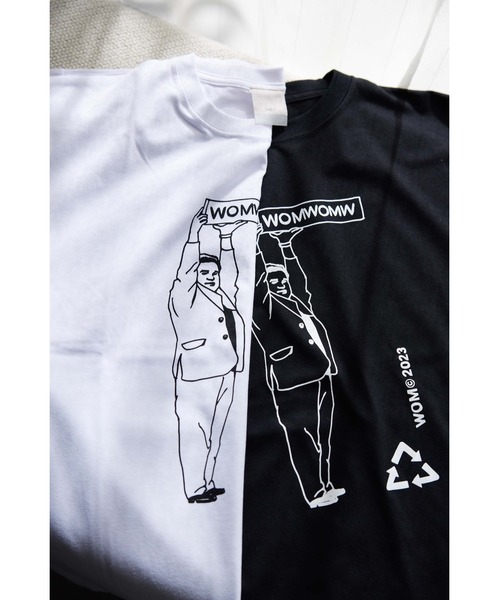 WoM（ワム）の「WOM CIRCULATION T SHIRT（Tシャツ/カットソー・レディース・オフホワイト/ブラック・SMALL/LARGE/MEDIUM）」の13枚目の写真