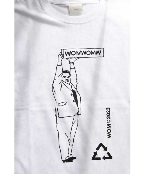 WoM（ワム）の「WOM CIRCULATION T SHIRT（Tシャツ/カットソー・レディース・オフホワイト/ブラック・SMALL/LARGE/MEDIUM）」の9枚目の写真
