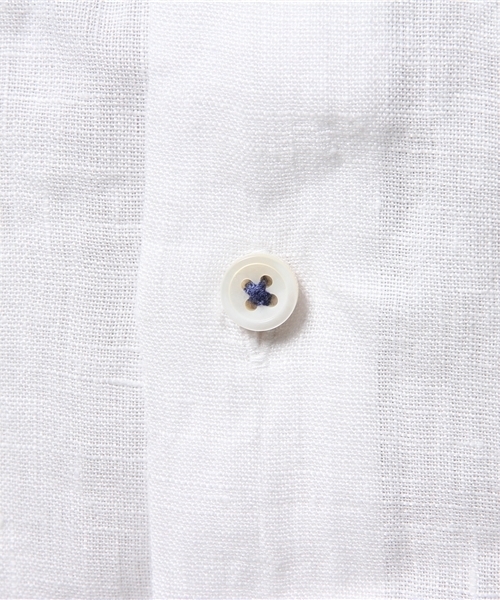 EDIFICE（エディフィス）の「◇リネンデラベカッタウェイ（シャツ/ブラウス・メンズ・ホワイト/ベージュ/ネイビー/オレンジ・SMALL/LARGE/MEDIUM）」の11枚目の写真