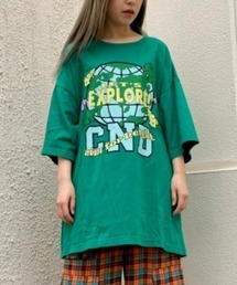 Candy Stripper | LET'S EXPLORE! BIGBIG Tシャツ(Tシャツ/カットソー)