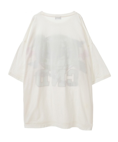 Candy Stripper（キャンディストリッパー）の「LET'S EXPLORE! BIGBIG Tシャツ（Tシャツ/カットソー・レディース・オフホワイト/グリーン/ブラック/ブルー・2）」の8枚目の写真