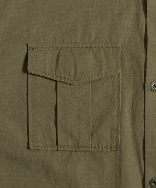 MUHET(ミュエータ)の「ミリタリーシャツ(シャツ/ブラウス・レディース・イエロー/ネイビー/カーキ・MEDIUM/X-LARGE)」の20枚目の写真