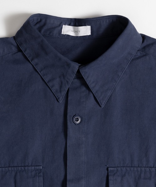 MUHET(ミュエータ)の「ミリタリーシャツ(シャツ/ブラウス・レディース・イエロー/ネイビー/カーキ・MEDIUM/X-LARGE)」の6枚目の写真
