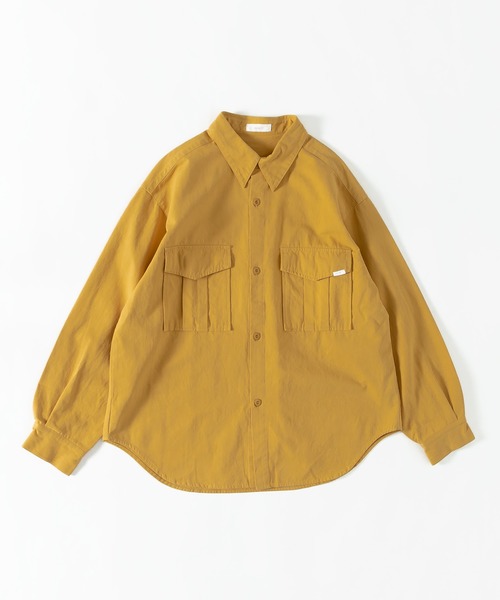 MUHET(ミュエータ)の「ミリタリーシャツ(シャツ/ブラウス・レディース・イエロー/ネイビー/カーキ・MEDIUM/X-LARGE)」の10枚目の写真