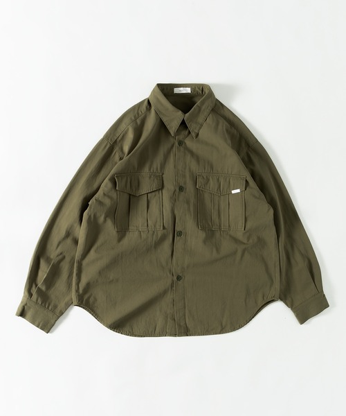 MUHET(ミュエータ)の「ミリタリーシャツ(シャツ/ブラウス・レディース・イエロー/ネイビー/カーキ・MEDIUM/X-LARGE)」の7枚目の写真