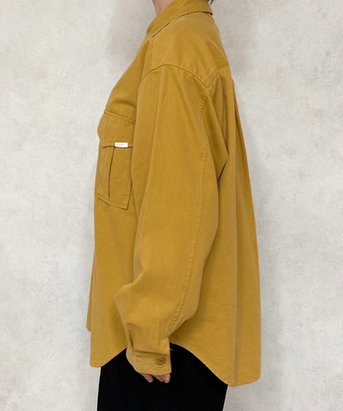 MUHET(ミュエータ)の「ミリタリーシャツ(シャツ/ブラウス・レディース・イエロー/ネイビー/カーキ・MEDIUM/X-LARGE)」の16枚目の写真