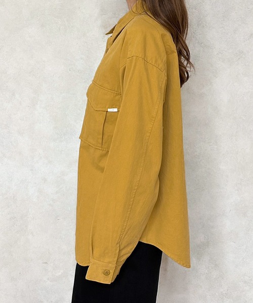 MUHET(ミュエータ)の「ミリタリーシャツ(シャツ/ブラウス・レディース・イエロー/ネイビー/カーキ・MEDIUM/X-LARGE)」の14枚目の写真