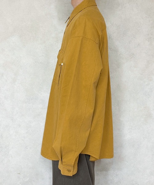 MUHET(ミュエータ)の「ミリタリーシャツ(シャツ/ブラウス・レディース・イエロー/ネイビー/カーキ・MEDIUM/X-LARGE)」の18枚目の写真