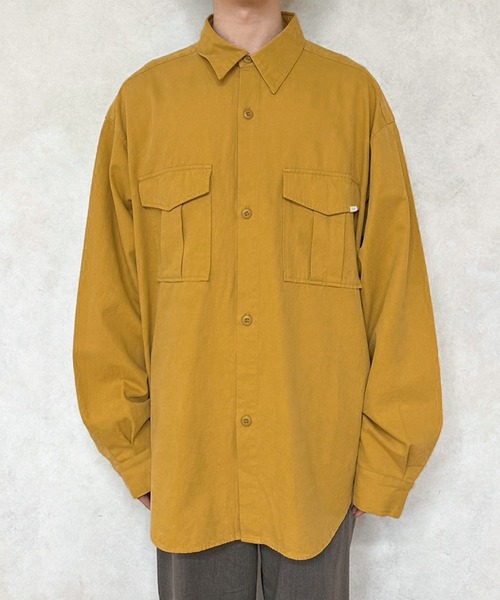 MUHET(ミュエータ)の「ミリタリーシャツ(シャツ/ブラウス・レディース・イエロー/ネイビー/カーキ・MEDIUM/X-LARGE)」の17枚目の写真