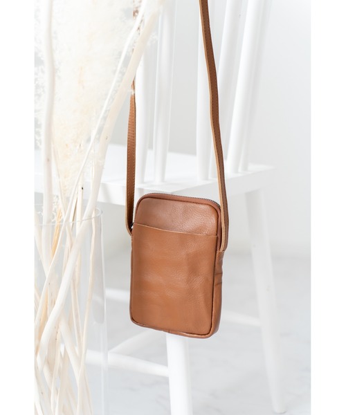 DEVICE（デバイス）の「本革 財布 ショルダー バッグ（ショルダーバッグ・レディース・ブラック/キャメル・FREE）」の9枚目の写真