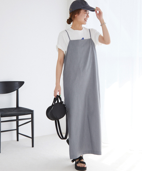 TRストレッチキャミソールワンピース