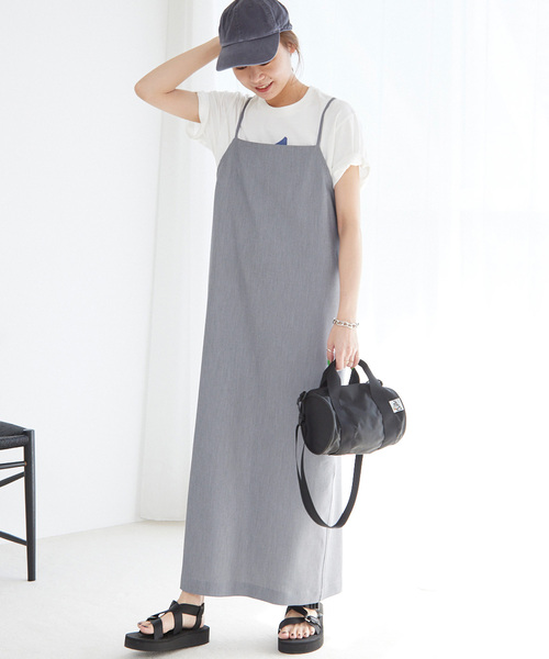 TRストレッチキャミソールワンピース