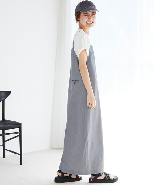 TRストレッチキャミソールワンピース