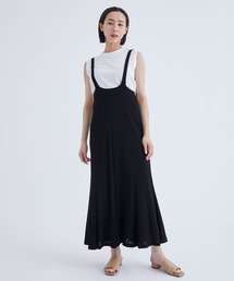 【AKANE UTSUNOMIYA/アカネウツノミヤ】strap skirt/ストラップジャージースカート