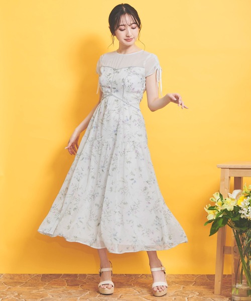 NOELA（ノエラ）の「コルセットパターン花柄ワンピ（ワンピース）」 - WEAR