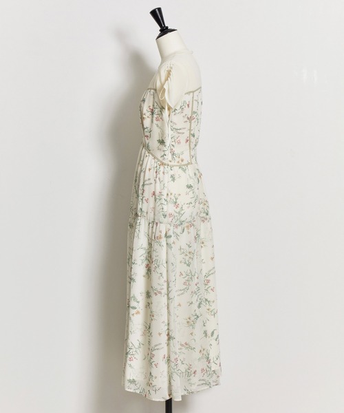 NOELA（ノエラ）の「コルセットパターン花柄ワンピ（ワンピース・レディース・ブラック/オフホワイト/サックスブルー・S/M）」の17枚目の写真