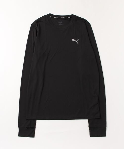 PUMA(プーマ)の「プーマ PUMA RUN FAVORITE LS Tシャツ M_(Tシャツ/カットソー・メンズ・ブラック・L/M/LL)」の1枚目の写真