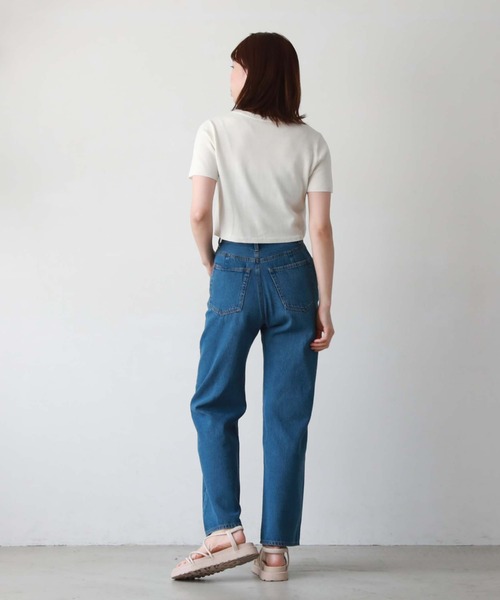 archives(アルシーヴ)の「パールポケットデニム(デニムパンツ・レディース・サックスブルー/ブルー・SMALL/MEDIUM)」の4枚目の写真