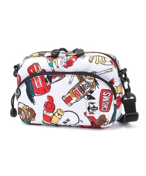 CHUMS（チャムス）の「【CHUMS/チャムス】 Recycle Shoulder Pouch（ショルダーバッグ・メンズ・ブラック/レッド/ライトブルー/その他1/その他2/その他3/ネイビー/ブラウン/その他7/その他5/その他6/その他4/その他11/その他8/その他10/その他9・FREE）」の7枚目の写真