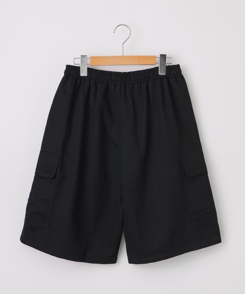 Anchor Smith(アンカー スミス)の「カーゴタックワイドハーフパンツ(カーゴパンツ・メンズ・ベージュ/ブラック/カーキ・M/L/S)」の5枚目の写真