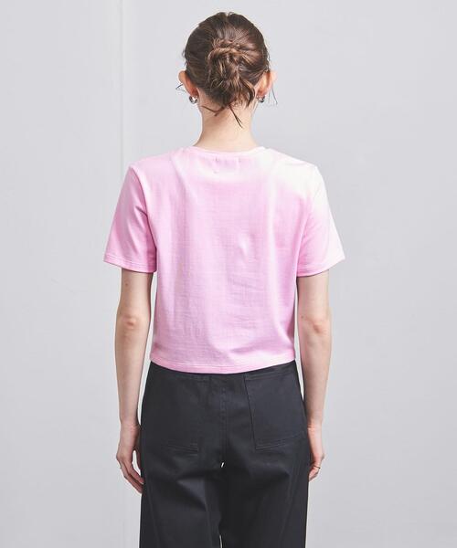 UNITED ARROWS（ユナイテッドアローズ）の「コットン ショートTシャツ（Tシャツ/カットソー・レディース・ブラック/ホワイト/ライトピンク/ダークグレー・FREE）」の7枚目の写真