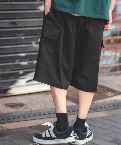 improves（インプローブス）の「ワイド カーゴ ショートパンツ（カーゴパンツ・メンズ・ホワイト/ベージュ/ブラック/カーキ・FREE）」の13枚目の写真