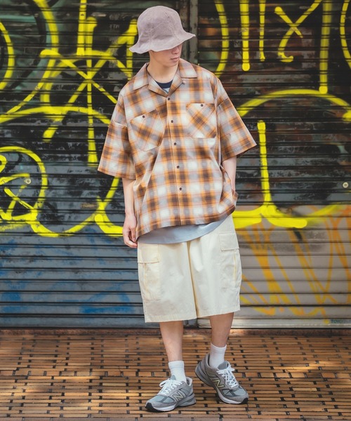 improves（インプローブス）の「ワイド カーゴ ショートパンツ（カーゴパンツ・メンズ・ホワイト/ベージュ/ブラック/カーキ・FREE）」の7枚目の写真