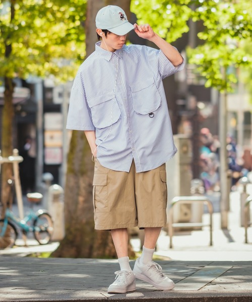 improves（インプローブス）の「ワイド カーゴ ショートパンツ（カーゴパンツ・メンズ・ホワイト/ベージュ/ブラック/カーキ・FREE）」の19枚目の写真