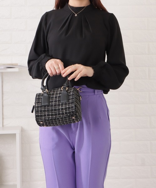 Lace Ladies(レースレディース)の「2WAYボウタイ付き長袖ブラウス(シャツ/ブラウス・レディース・アイボリー/グリーン/ブラック/ベージュ/ブルーグレー・FREE/S)」の6枚目の写真