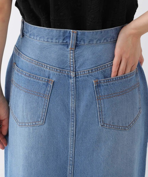 LEPSIM(レプシィム)の「アシメスリットデニムスカート 704344(スカート・レディース・ライトブルー/ブルー・LARGE/MEDIUM)」の17枚目の写真