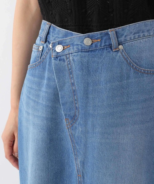 LEPSIM(レプシィム)の「アシメスリットデニムスカート 704344(スカート・レディース・ライトブルー/ブルー・LARGE/MEDIUM)」の10枚目の写真