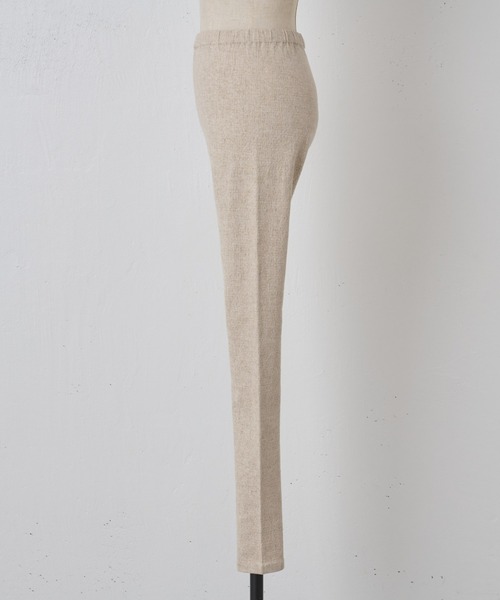 BEARDSLEY（ビアズリー）の「リネンレギンス（その他パンツ・レディース・ブラック/ベージュ・FREE）」の5枚目の写真