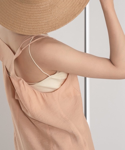 Amiur（エミレ）の「double strap apron ops（ワンピース）」 - WEAR 