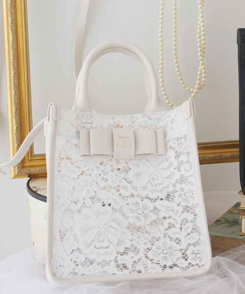 Maison de FLEUR（メゾンドフルール）の「レースクリアリボン