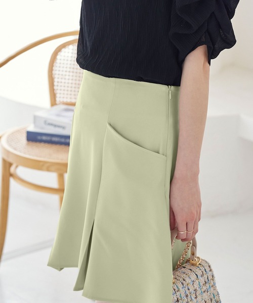 ボックスプリーツパンツ裏地ミニスカート（スカート）｜KOBE LETTUCE