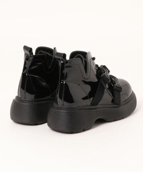 Burner(バーナー)の「【OKUOKU 0909】 厚底ブーツ oku-shoes-67683900(ブーツ・レディース・ブラック系その他/ブラック系その他2・36/38)」の8枚目の写真